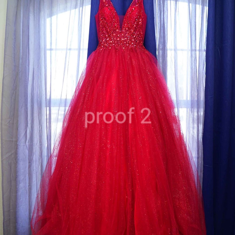 Red dress